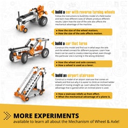 United Scientific&trade;&nbsp;Engino&trade; STEM Mechanics: Wheels, Axles, and Inclined Planes